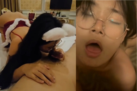 Em bị doggy sướng mặt phê mây trời